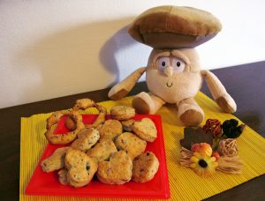 Biscotti salati ai funghi